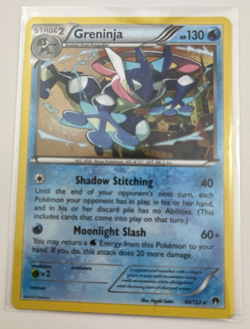 2016 Pokemon XY Breakpoint Greninja Cracked Ice Holo 40/122, NM - Image 1