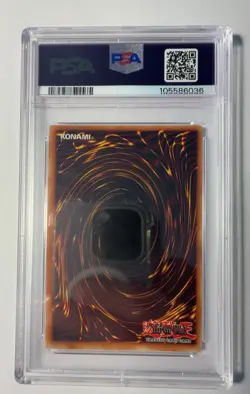 2002 Yu-Gi-Oh Serpent Night Dragon MRL-103 REVERSE FOIL ERROR PSA 8 Misprint NM - Image 2