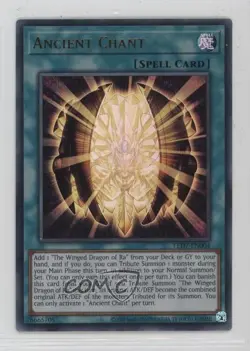 Ancient Chant (UR) Unlimited YuGiOh Legendary Duelists: Rage of RA #LED7-EN004 - Image 1