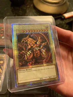 Yu-Gi-Oh! TCG The Winged Dragon of Ra (Quarter Century Secret Rare) (LC01) - Image 3