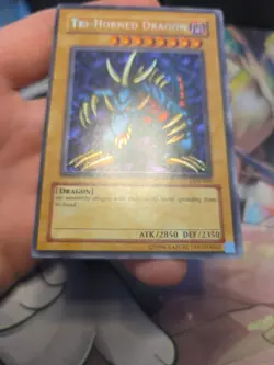 Yu-Gi-Oh Tri-Horned Dragon LOB-000 Secret Rare Unlimited MP - Image 5