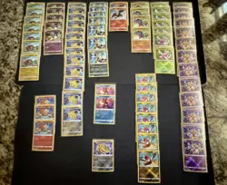 Pokemon Lot of 72 Assorted Radiant Holo Cards Sword and Shield. Near Mint - Image 1