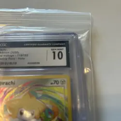 CGC 10 GEM MINT Jirachi 2020 Vivid Voltage 119/185 Amazing Rare Pokemon Card - Image 4