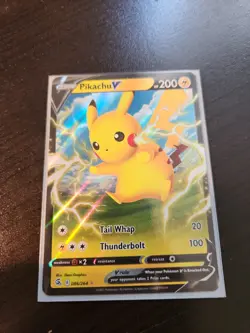Pikachu V 086/264 Fusion Strike NM Ultra Rare Pokemon Card p12 - Image 1