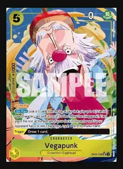 Vegapunk EB02-056 Alternate Art Anime 25th Collection One Piece Card English - Image 1