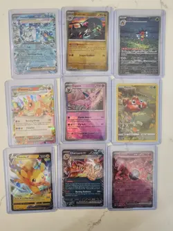 Pokemon Lot Of 107 Cards-Full Arts, Ex’s, Sir’s, V-star, Holos, & More - Image 4