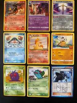 Pokemon Mixed Lot of 9 Cards | Houndoom, Rapidash, Ivysaur, etc. - Image 1