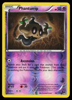 Phantump 64/122 Common XY - BREAKpoint Reverse Holo Pokemon Card - Image 1