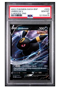 Umbreon V SWSH203 - SWSH: Sword & Shield Promo Cards Holo (PSA 10 Gem Mint) - Image 1