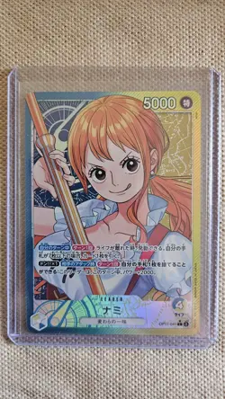 Nami (Alt Art) Parallel OP11-041 L A Fist of Divine Speed - ONE PIECE Card NM/M - Image 1
