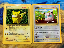 Pokemon Pikachu Jigglypuff Grey Star Coro Japanese English Promo Cards #2220 - Image 1