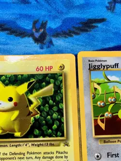 Pokemon Pikachu Jigglypuff Grey Star Coro Japanese English Promo Cards #2220 - Image 3