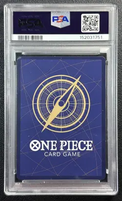 MONKEY D. LUFFY PSA 9 2025 ONE PIECE OP10 EN #OP11-118 SECRET RARE ALTERNATE ART - Image 2