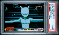 Pokemon Card Stealing Pokemon 27 Mewtwo Topps Movie Edition 1999 PSA 10 GEM MINT - Image 1