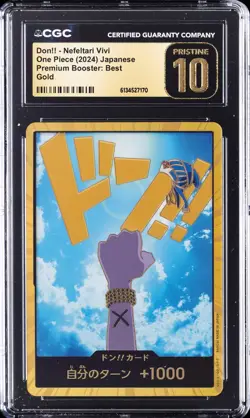 2024 ONE PIECE JAPANESE GOLD DON!! NEFELTARI VIVI CGC 10 PRISTINE - Image 1