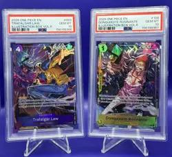 Trafalgar Law Donquixote Rosinante Illustration Box 6 Promos SEQUENTIAL PSA 10 - Image 1