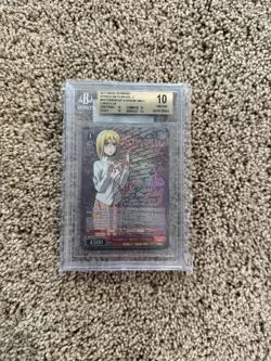 BGS 10 2017 Weiss Schwarz Attack on Titan Vol2 Goddess Smile Christa SP - Image 1