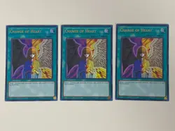 Yugioh - Change of Heart x 3 - 1st Edition Ultra Rare NM - Free Holo Card - A - Image 1