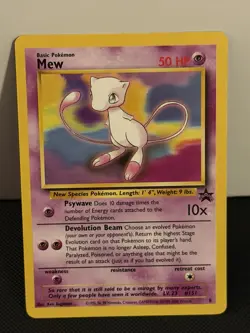 Pokemon TCG Mew Black Star Promo #8 Regular Promo Card NM/Mint Condition - Image 1