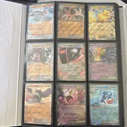 Pokemon Collection Binder- Pokemon TCG, Over 150 Cards, Modern & Vintage!!! - Image 1