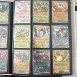 Pokemon Collection Binder- Pokemon TCG, Over 150 Cards, Modern & Vintage!!! - Image 3