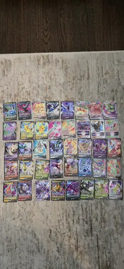 Pokemon Collection Lot Of 40 – V / VMAX / VSTAR / Promo - Rare - All Cards NM - Image 1
