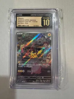 Pikachu 173/165 Sv2a: Pokemon Card 151 Holo (Japanese) CGC 10 PRISTINE!!! - Image 1