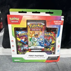 Pokemon First Partner Illustration Collection Series 1 Kit Promo Cards & Packs - Image 1
