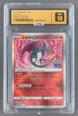 Radiant Charizard 011/071 s10b Shiny Rare Pokemon GO Japanese Pokemon Card CTG10 - Image 1
