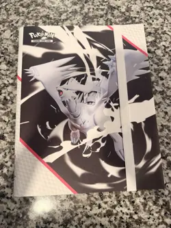 Pokemon TCG Card WHITE FLARE Binder - BINDER ONLY - Empty Holds 360 Cards - Image 1