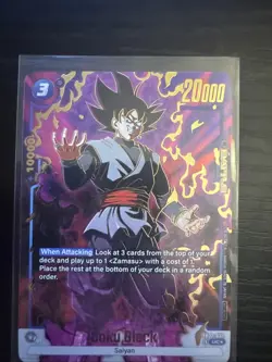 Goku Black FB02-039 Alt Art CHAMPIONSHIP GOLD Foil Dragon Ball Super Card | NM - Image 1