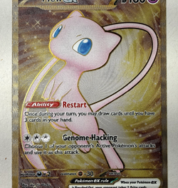 Pokemon TCG Scarlet & Violet 151 Mew EX Metal Card 205/165 - Image 4