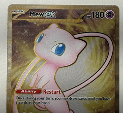 Pokemon TCG Scarlet & Violet 151 Mew EX Metal Card 205/165 - Image 5