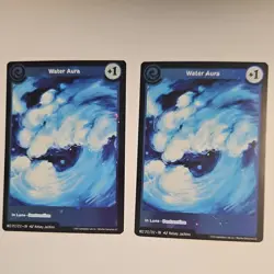 MetaZoo Water Aura Reverse Holo Foil Card Lot 2 Cards MZ2 212/212 2025 - Image 1