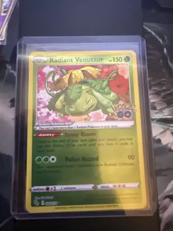 Pokemon Go Radiant Venusaur Holo TCG Card 004/078 NM Condition - Image 1