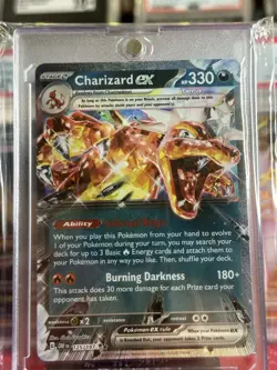 Pokemon TCG Charizard ex Prize Pack Series Cards 125/197 Holo Double Rare - Image 1
