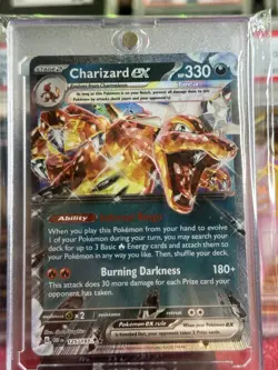 Pokemon TCG Charizard ex Prize Pack Series Cards 125/197 Holo Double Rare - Image 2
