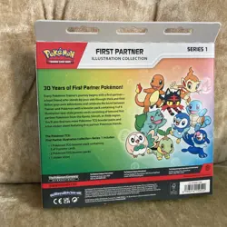 Pokemon Cards TCG First Partner Illustration Collection Box Booster Packs Sealed - Image 2