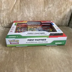 Pokemon Cards TCG First Partner Illustration Collection Box Booster Packs Sealed - Image 5