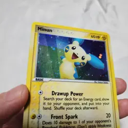 Pokemon card Minun 6/12 -Trainer Kit 2: Plusle & Minun LP Holo - Image 3