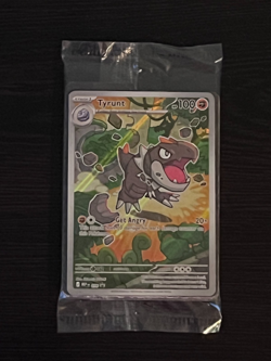 Pokemon Tyrunt Promo Card Sealed Prismatic Evolutions ETB + PTCGL Code Card - Image 3
