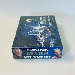 Star Trek 1E CCG Deep Space Nine BUNDLE - Sealed Booster Box, DS9 Card M, SCRYE - Image 5