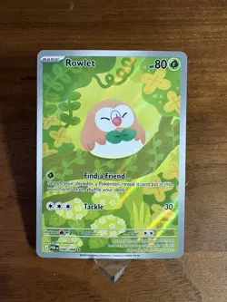 Pokemon Rowlet 090/088 IR Illustration Rare PERFECT ORDER Near Mint TCG Card - Image 1