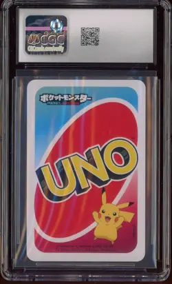 2021 Pokemon Japanese Playing Cards Pocket UNO Yello Vittini CGC 10 GEM MINT - Image 2