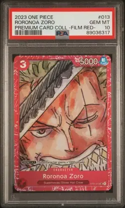 One Piece Film Red English PSA 10 Set GEM MINT (12 Card Lot Sale) - Image 3