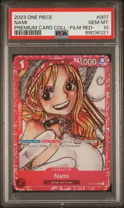One Piece Film Red English PSA 10 Set GEM MINT (12 Card Lot Sale) - Image 4