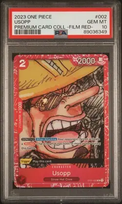One Piece Film Red English PSA 10 Set GEM MINT (12 Card Lot Sale) - Image 5