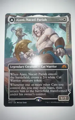 Ajani, Nacatl Pariah (Borderless) Modern Horizons 3 Regular - Image 1