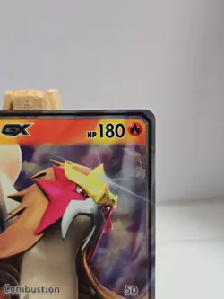 POKEMON Entei GX 10/73 SM3.5 Shining Legends Ultra Rare Holo TCG Card - Image 3