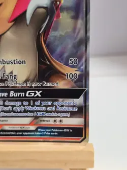 POKEMON Entei GX 10/73 SM3.5 Shining Legends Ultra Rare Holo TCG Card - Image 4